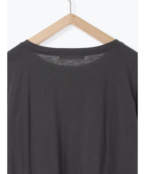 Samansa Mos2 blue(サマンサモスモスブルー)の「ワンポイント刺繍プルオーバー(Tシャツ/カットソー・レディース・オフホワイト/ライトベージュ/チャコールグレー・F)」の8枚目の写真