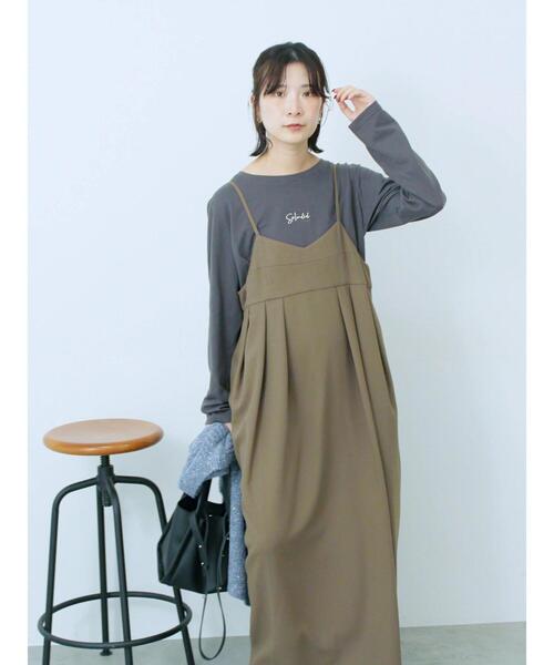 Samansa Mos2 blue(サマンサモスモスブルー)の「ワンポイント刺繍プルオーバー(Tシャツ/カットソー・レディース・オフホワイト/ライトベージュ/チャコールグレー・F)」の22枚目の写真