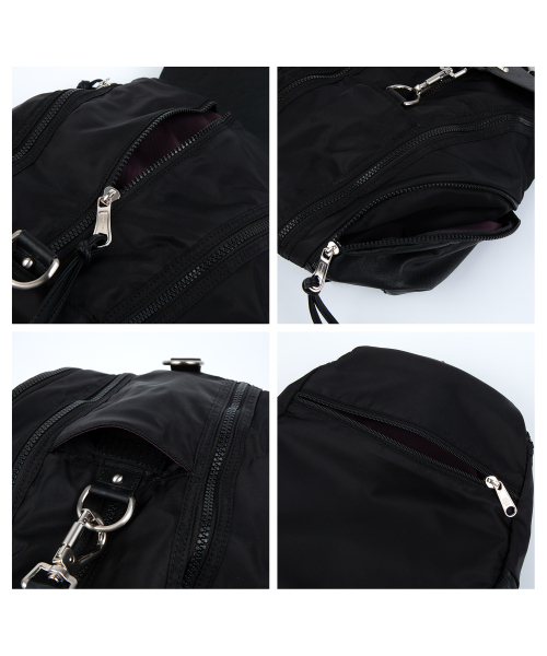 IUGAMAKARAS(イウガマカラス)の「Carabiner Nylon Backpack (Black)(バックパック/リュック・レディース・その他・FREE)」の17枚目の写真