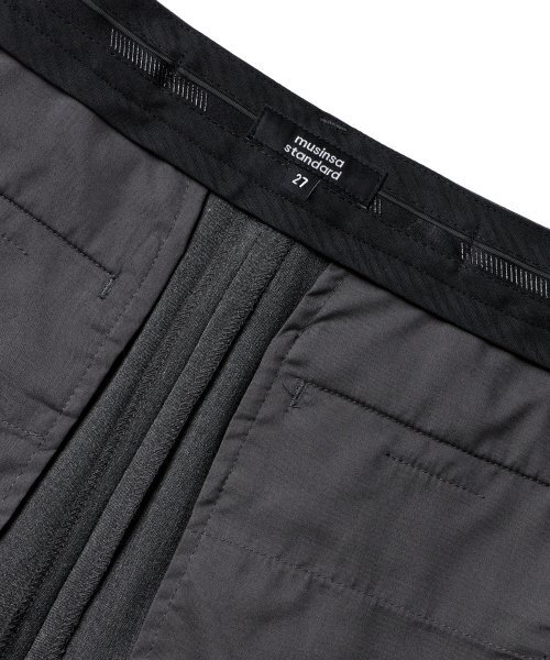 MUSINSA STANDARD WOMAN（ムシンサスタンダードウーマン）の「女性用軽量オーバーラッププリーツスラックス[ミディアムグレー]（スラックス・レディース・その他・32/30/31/24）」の6枚目の写真