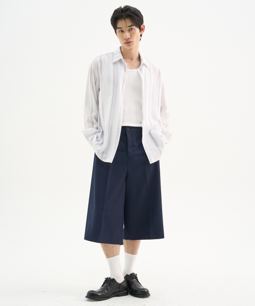 TRIP LE SENS(トリップ ル センス)の「カスタムワイドバミューダパンツ_ブラック(その他パンツ・メンズ・その他・MEDIUM/LARGE/SMALL)」の3枚目の写真
