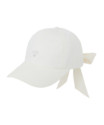 NDY（エヌディーワイ）の「Ribbon Ball Cap White（キャップ）」