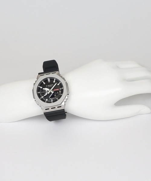 G-SHOCK(ジーショック)の「メタルベゼル / インダストリアルデザイン / GM-2100M-1AJF(アナログ腕時計・メンズ・ブラック×シルバー・FREE)」の22枚目の写真