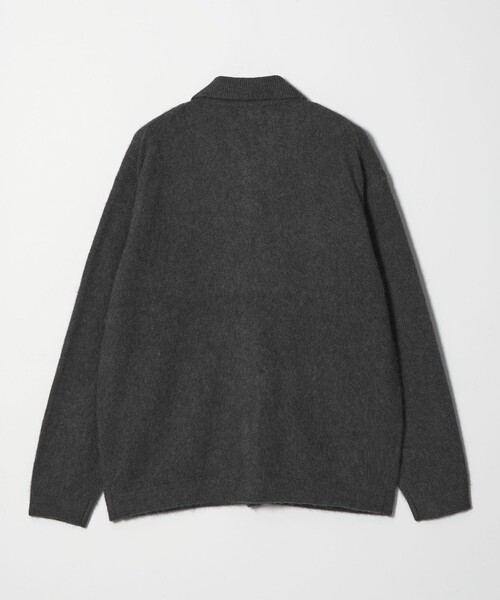 BEAUTY&YOUTH UNITED ARROWS（ビューティーアンドユースユナイテッドアローズ）の「ブラッシュド ヤク ニット ジャケット（カーディガン/ボレロ・メンズ・ダークグレー/ベージュ・L/M/S/XL）」の16枚目の写真