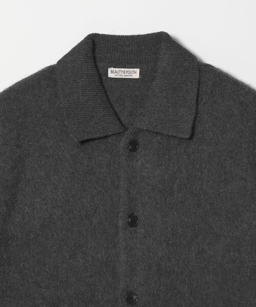 BEAUTY&YOUTH UNITED ARROWS（ビューティーアンドユースユナイテッドアローズ）の「ブラッシュド ヤク ニット ジャケット（カーディガン/ボレロ・メンズ・ダークグレー/ベージュ・L/M/S/XL）」の17枚目の写真