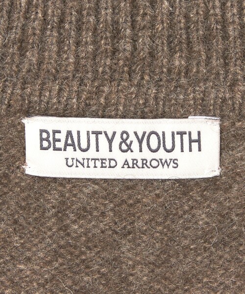 BEAUTY&YOUTH UNITED ARROWS（ビューティーアンドユースユナイテッドアローズ）の「ブラッシュド ヤク ニット ジャケット（カーディガン/ボレロ・メンズ・ダークグレー/ベージュ・L/M/S/XL）」の19枚目の写真