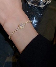 Miniministore（ミニミニストア）の「ラインストーンブレスレット韓国風バングル（ブレスレット）」