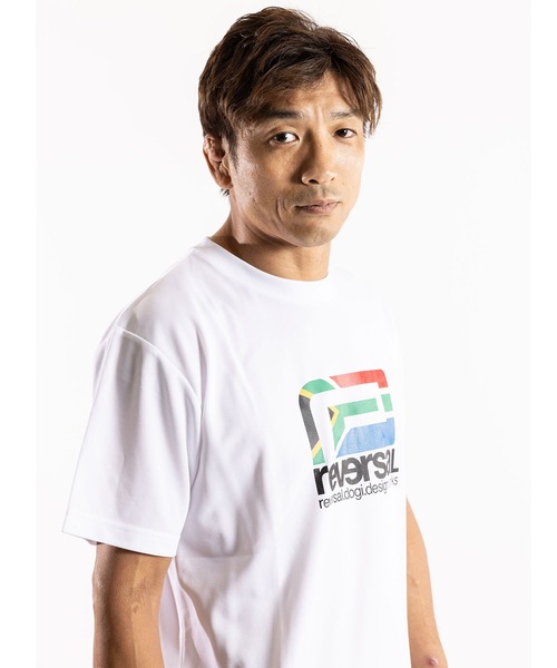 reversal.dogi.design.works(リバーサル・ドーギ・デザイン・ワークス)の「<reversal/リバーサル>Warfield BIG MARK SOUTH AFRICA DRY TEE(Tシャツ/カットソー・メンズ・ブラック/ホワイト・MEDIUM/LARGE/X-LARGE/XX-LARGE)」の13枚目の写真