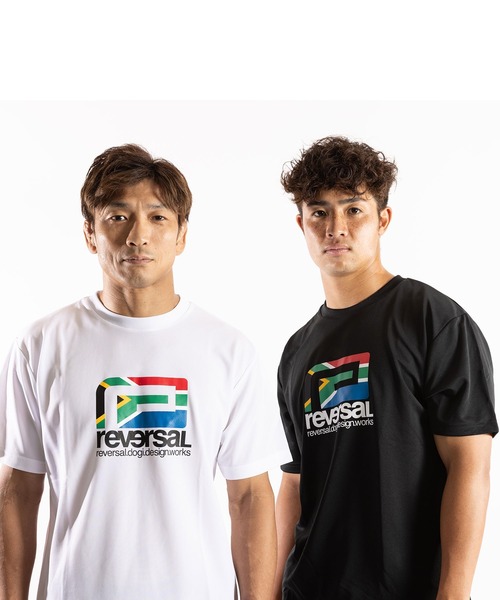 reversal.dogi.design.works(リバーサル・ドーギ・デザイン・ワークス)の「<reversal/リバーサル>Warfield BIG MARK SOUTH AFRICA DRY TEE(Tシャツ/カットソー・メンズ・ブラック/ホワイト・MEDIUM/LARGE/X-LARGE/XX-LARGE)」の14枚目の写真