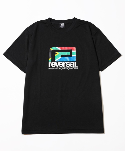 reversal.dogi.design.works(リバーサル・ドーギ・デザイン・ワークス)の「<reversal/リバーサル>Warfield BIG MARK SOUTH AFRICA DRY TEE(Tシャツ/カットソー・メンズ・ブラック/ホワイト・MEDIUM/LARGE/X-LARGE/XX-LARGE)」の6枚目の写真