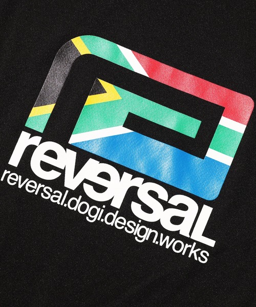reversal.dogi.design.works(リバーサル・ドーギ・デザイン・ワークス)の「<reversal/リバーサル>Warfield BIG MARK SOUTH AFRICA DRY TEE(Tシャツ/カットソー・メンズ・ブラック/ホワイト・MEDIUM/LARGE/X-LARGE/XX-LARGE)」の7枚目の写真