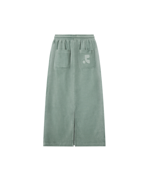 Rest&Recreation（レストアンドレクリエーション）の「VELVET MAXI SKIRT - MINT（スカート・レディース・その他・ONE）」の2枚目の写真