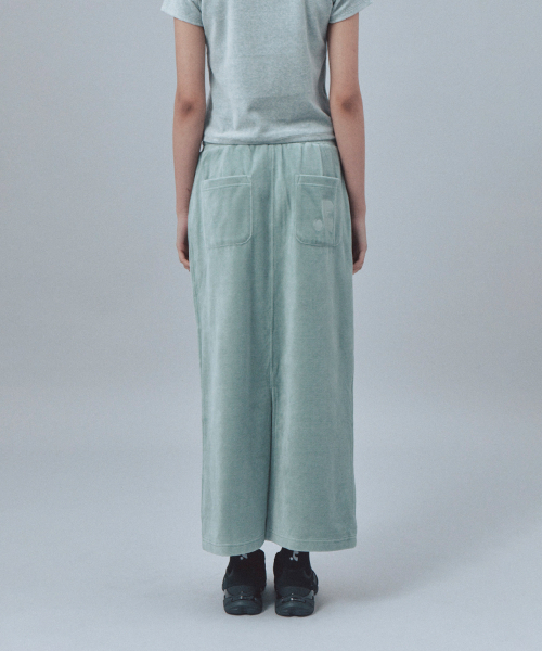 Rest&Recreation（レストアンドレクリエーション）の「VELVET MAXI SKIRT - MINT（スカート・レディース・その他・ONE）」の5枚目の写真