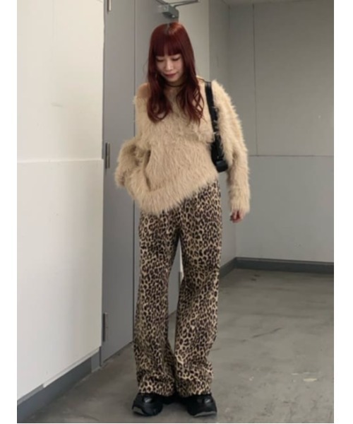 BIG SHAGGY BUTTON RIB TOPS ビッグ シャギー ボタン リブトップス 秋