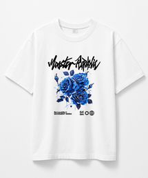 プロゼンローズブルーTシャツホワイト_W8154