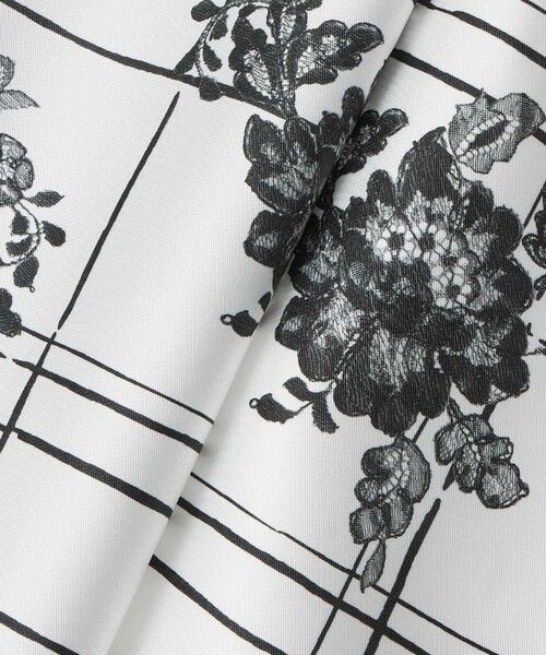 LOULOU WILLOUGHBY】SILK CO フラワーチェックワンピース（ワンピース