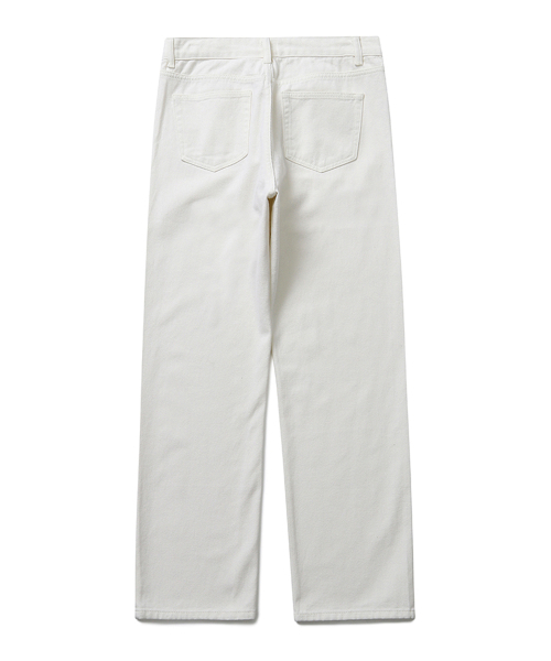 CONNECT KINLOCH(コネクトキンロック)の「ルーズストレートデニムパンツ(クリーム)(デニムパンツ・メンズ・その他・XX-LARGE/LARGE/MEDIUM/SMALL/X-LARGE)」の2枚目の写真