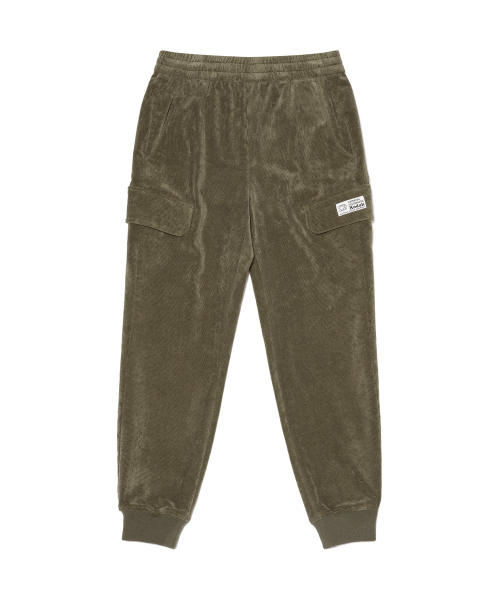 コーデュロイレギュラーフィットカーゴジョガーパンツKHAKI