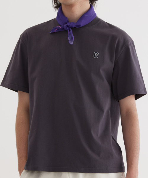 COVERNAT(カバーナット)の「スモール C ロゴ T シャツ Charcoal(Tシャツ/カットソー・レディース・その他・X-SMALL/SMALL/MEDIUM/LARGE/X-LARGE/XX-LARGE)」の7枚目の写真