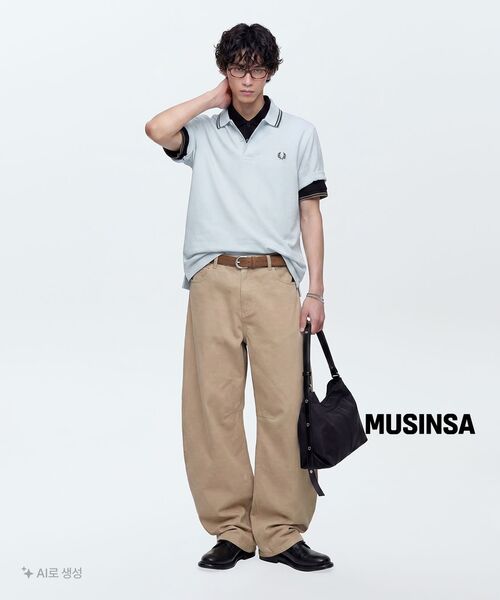 HAH ARCHIVE（ハーアーカイブ）の「[Haesu Collaboration] Contour Belted Bag (Nylon Black)（ショルダーバッグ・レディース・その他・FREE）」の4枚目の写真