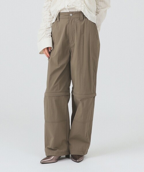 Dickies(ディッキーズ)の「【別注】Dickies / 2wayパンツ(スラックス・レディース・カーキ/ブラック・1/0)」の1枚目の写真