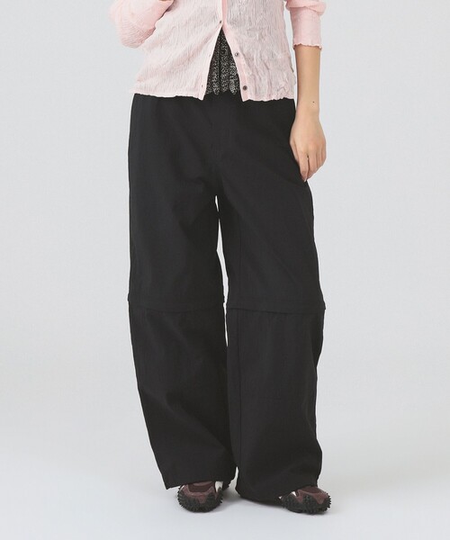 Dickies(ディッキーズ)の「【別注】Dickies / 2wayパンツ(スラックス・レディース・カーキ/ブラック・1/0)」の2枚目の写真