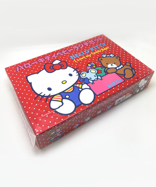 sanrio(サンリオ)の「〈SANRIO/サンリオ〉ハローキティ ベビーランチセット BG-280(ベビーギフト・レディース・レッド・ONE SIZE)」の3枚目の写真