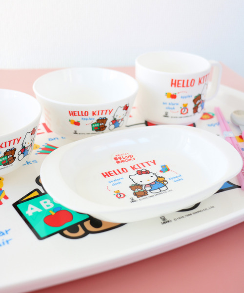 sanrio(サンリオ)の「〈SANRIO/サンリオ〉ハローキティ ベビーランチセット BG-280(ベビーギフト・レディース・レッド・ONE SIZE)」の13枚目の写真