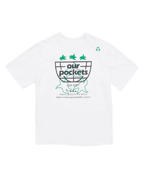 OURPOCKETS(アワーポケッツ)の「アワーポケットビッグ地区別Tシャツ(ホワイト)(Tシャツ/カットソー・レディース・ホワイト・MEDIUM/X-LARGE)」の3枚目の写真