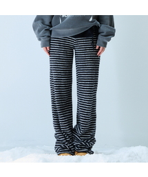 L21 COZY PLUFFY KNIT PANTS(OREO)