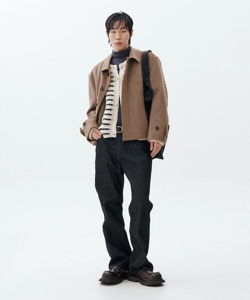 ENDOOR(エンドア)の「flare washed denim pants (black)(デニムパンツ・メンズ・ブラック・1/2/3)」の10枚目の写真