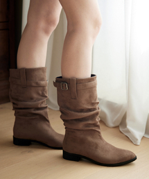 CESTI（セスティ）の「ソフトスラウチミドルブーツ (ライトブラウン)（ブーツ）」