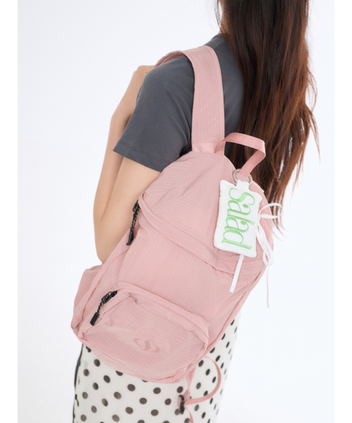 Salad bowls（サラダボール）の「501 LIP NYLON BACKPACK [PINK]（バックパック/リュック・レディース・PINK・FREE）」の4枚目の写真