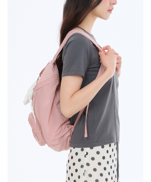Salad bowls（サラダボール）の「501 LIP NYLON BACKPACK [PINK]（バックパック/リュック・レディース・PINK・FREE）」の7枚目の写真