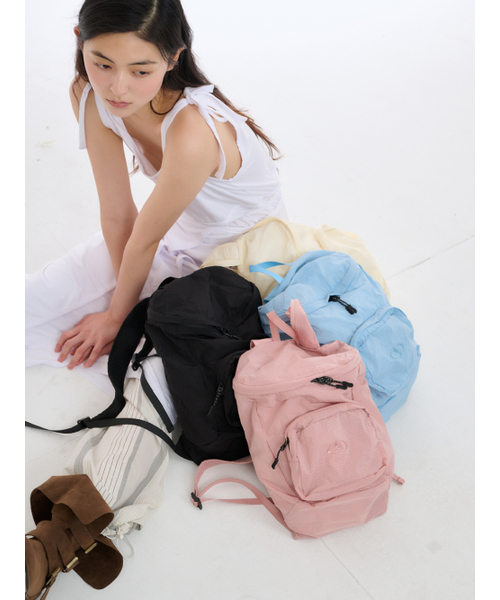 Salad bowls（サラダボール）の「501 LIP NYLON BACKPACK [PINK]（バックパック/リュック・レディース・PINK・FREE）」の9枚目の写真