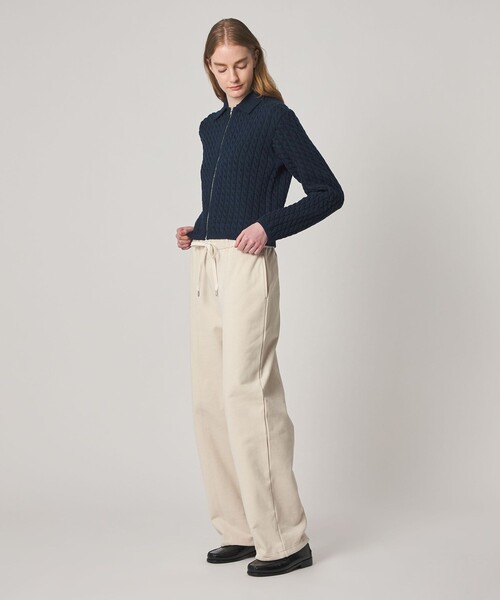 Steven Alan(スティーブンアラン)の「<Steven Alan>コットン ケーブル ジップ カーディガン(カーディガン/ボレロ・レディース・ネイビー/オフホワイト・FREE)」の13枚目の写真