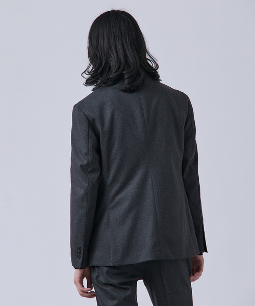 B.C STOCK（ベーセーストック）の「ニットフランネル テーラードジャケット（テーラードジャケット・メンズ・ブラウン/ネイビー/チャコールグレー・X-LARGE/LARGE/MEDIUM）」の12枚目の写真