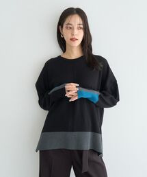 YECCA VECCA | カラーブロッキングニット(ニット/セーター)