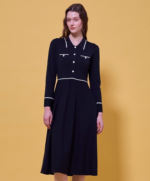 BI-COLOR KNIT DRESS ニットドレス（ワンピース）｜TOCCA（トッカ）の