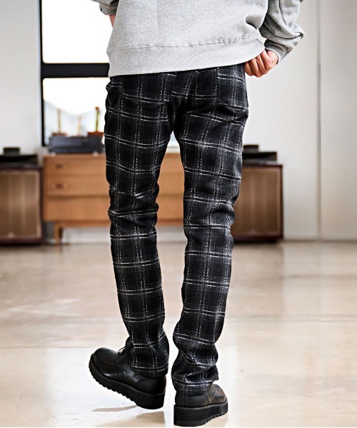 CavariA（キャバリア）の「『CavariA/キャバリア』極暖スキニー（その他パンツ・メンズ・チェック/ブラック・L/XL/M）」の8枚目の写真