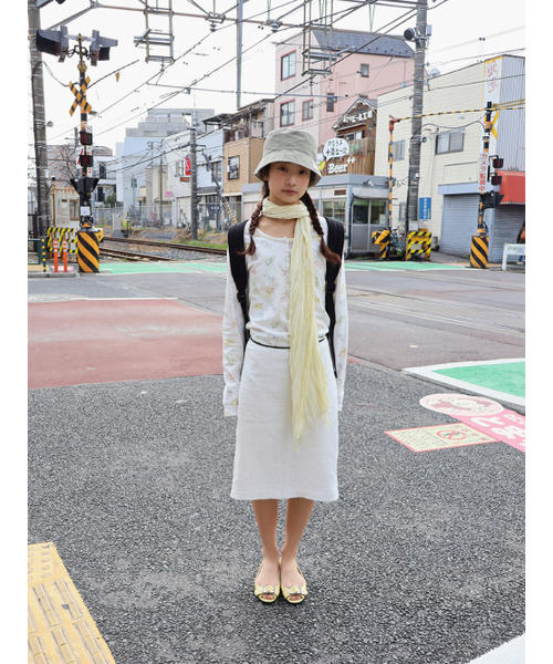 COLOCYNTH(コロシント)の「Uki Midi Skirt White Gypsophila(スカート・レディース・その他・MEDIUM/SMALL)」の1枚目の写真