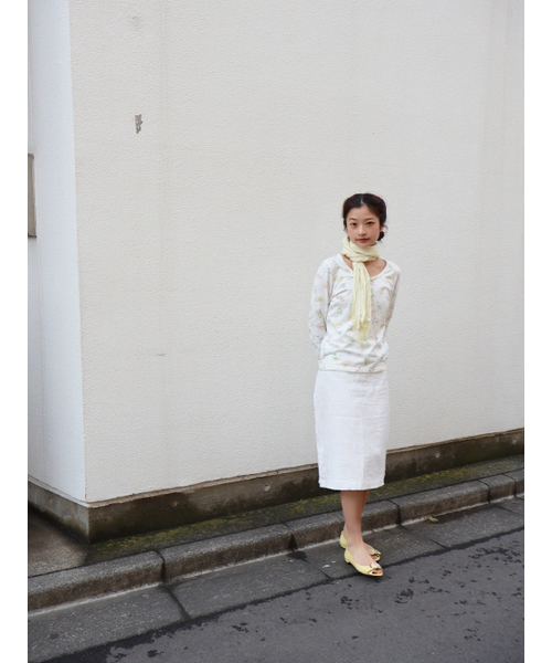 COLOCYNTH(コロシント)の「Uki Midi Skirt White Gypsophila(スカート・レディース・その他・MEDIUM/SMALL)」の3枚目の写真