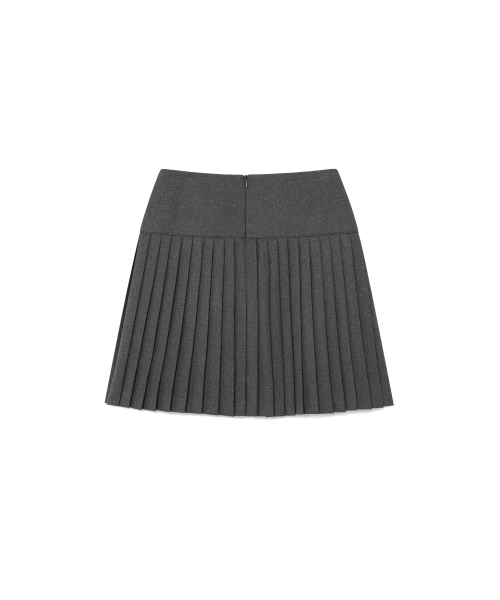 REORG(リオルグ)の「RIE RIPPLE PLEATS MINI SKIRT CHARCOAL(スカート・レディース・その他・SMALL/MEDIUM/LARGE)」の6枚目の写真