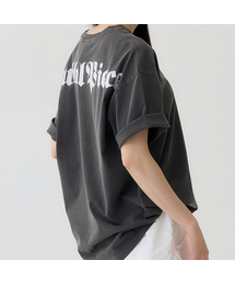 BUBBLPIECE（バブルピース）の「20番手ミドルエイジTシャツ_ピグメントチャコール（Tシャツ/カットソー）」