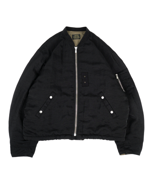 BONRROW(ボンロウ)の「Reversible Padded Flight JK_Bk(ブルゾン・メンズ・その他・MEDIUM/LARGE)」の5枚目の写真