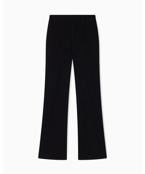 ARMANI EXCHANGE（アルマーニエクスチェンジ）の「【A|X アルマーニ エクスチェンジ】ピンストライプ スリットパンツ（スラックス・レディース・シルバー×ブラック・6/4/2）」の5枚目の写真