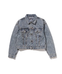 A BATHING APE（アベイシングエイプ）の「LINE CAMO CROPPED DENIM JACKET（デニムジャケット）」