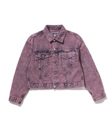 A BATHING APE（アベイシングエイプ）の「LINE CAMO CROPPED DENIM JACKET（デニムジャケット）」