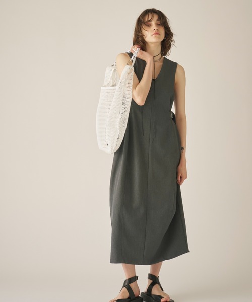 AIC.（エーアイシー）の「OUTDOOR Mesh Shopper[M]（トートバッグ・レディース・ホワイト/ブラック・FREE）」の20枚目の写真