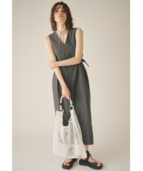 AIC.（エーアイシー）の「OUTDOOR Mesh Shopper[M]（トートバッグ・レディース・ホワイト/ブラック・FREE）」の22枚目の写真